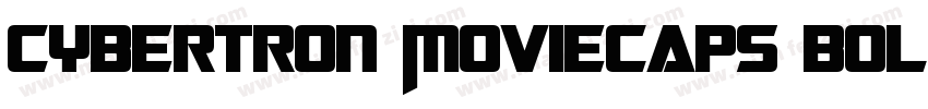 Cybertron Moviecaps Bold Italic字体转换